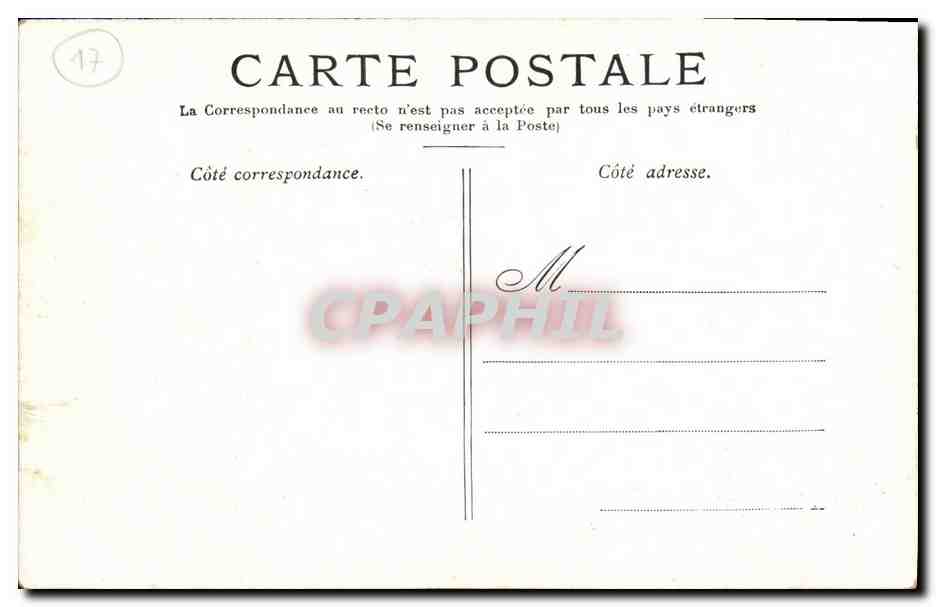 CPA Royan Le Casino Foncillon — Verso