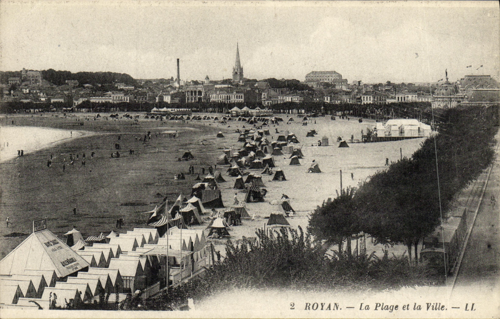 CPA Royan La Plage et la Ville