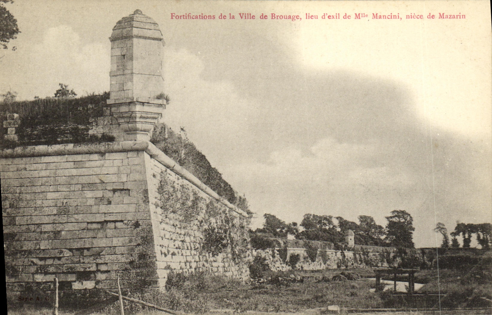 CPA Fortifications de la Ville de Brouage lieu d exil de Mlle Mancini nicee de Mazarin