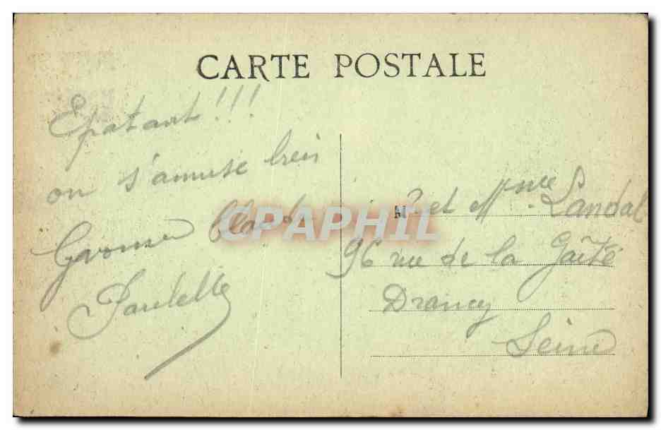 CPA Charente Inf lle d Oleron La Bree Vue de la Plage — Rückseite