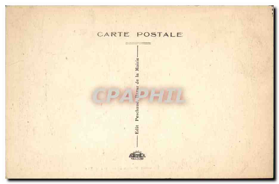 CPA Allanche Un vieux Moulin et vue sur le Bac — Rückseite