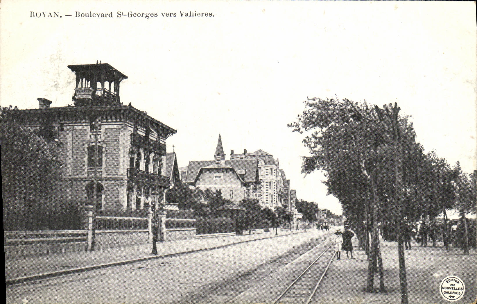 CPA Royan Boulevard St Georges vers Vallieres