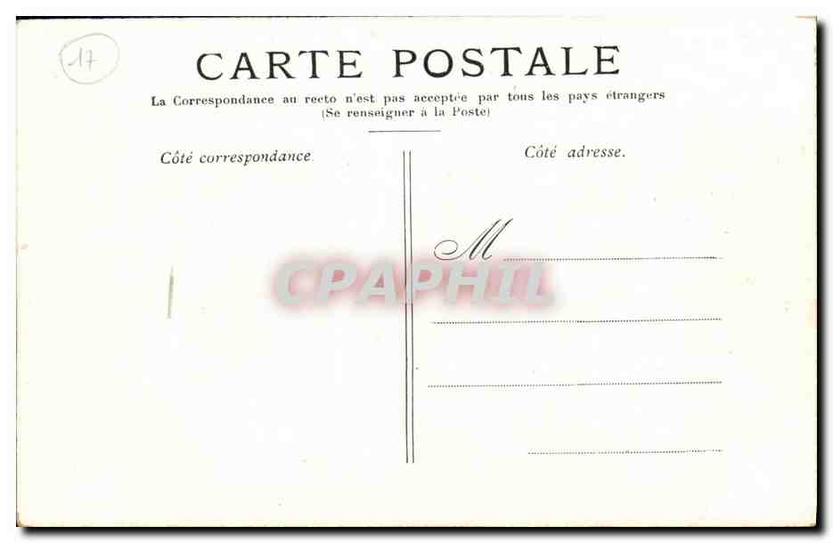 CPA Royan Boulevard St Georges vers Vallieres — Rückseite