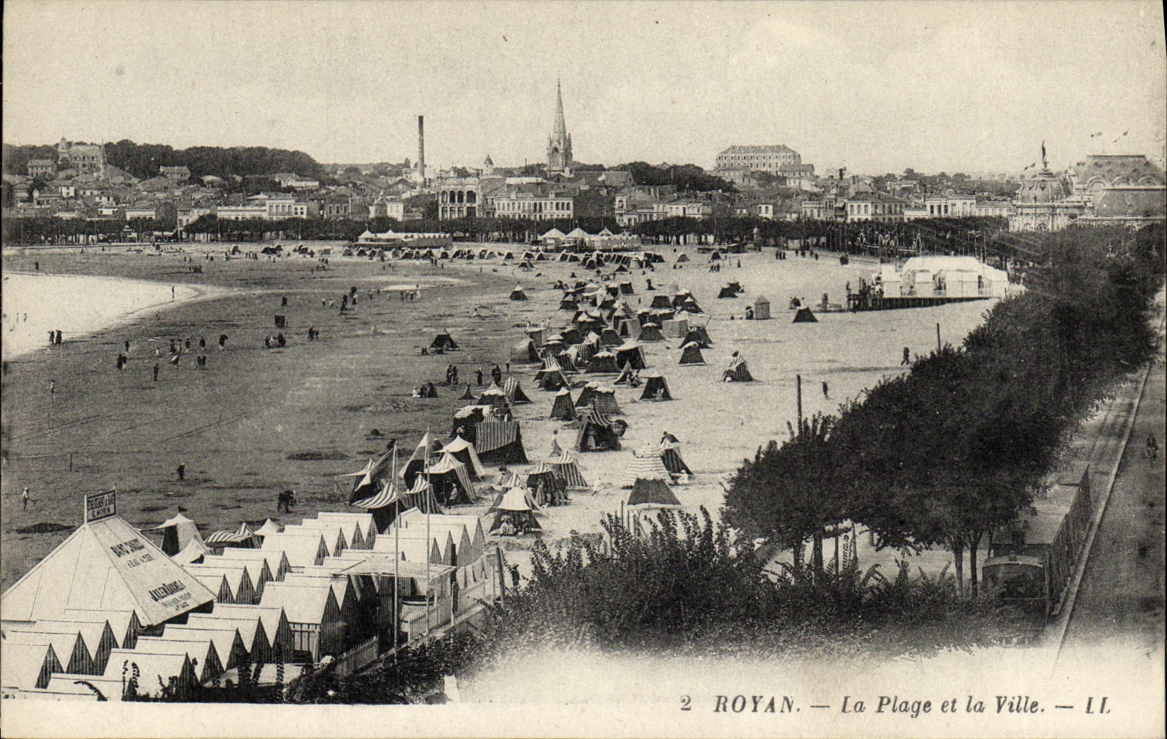 CPA Royan La Plage et la Ville