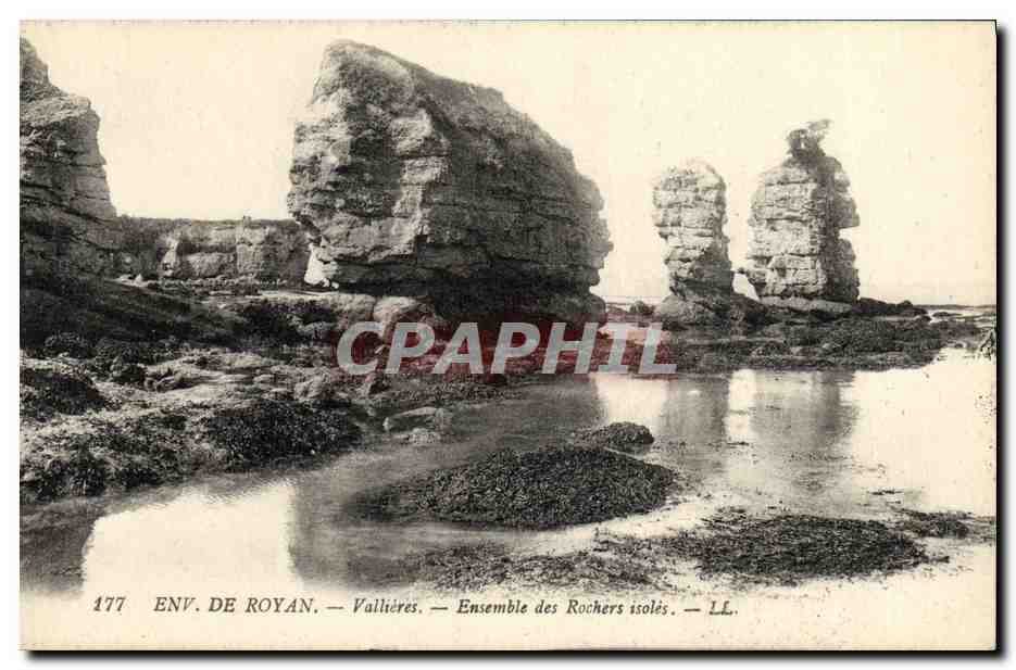 Env. de Royan — Vallières — Ensemble des Rochers isolés — LL.