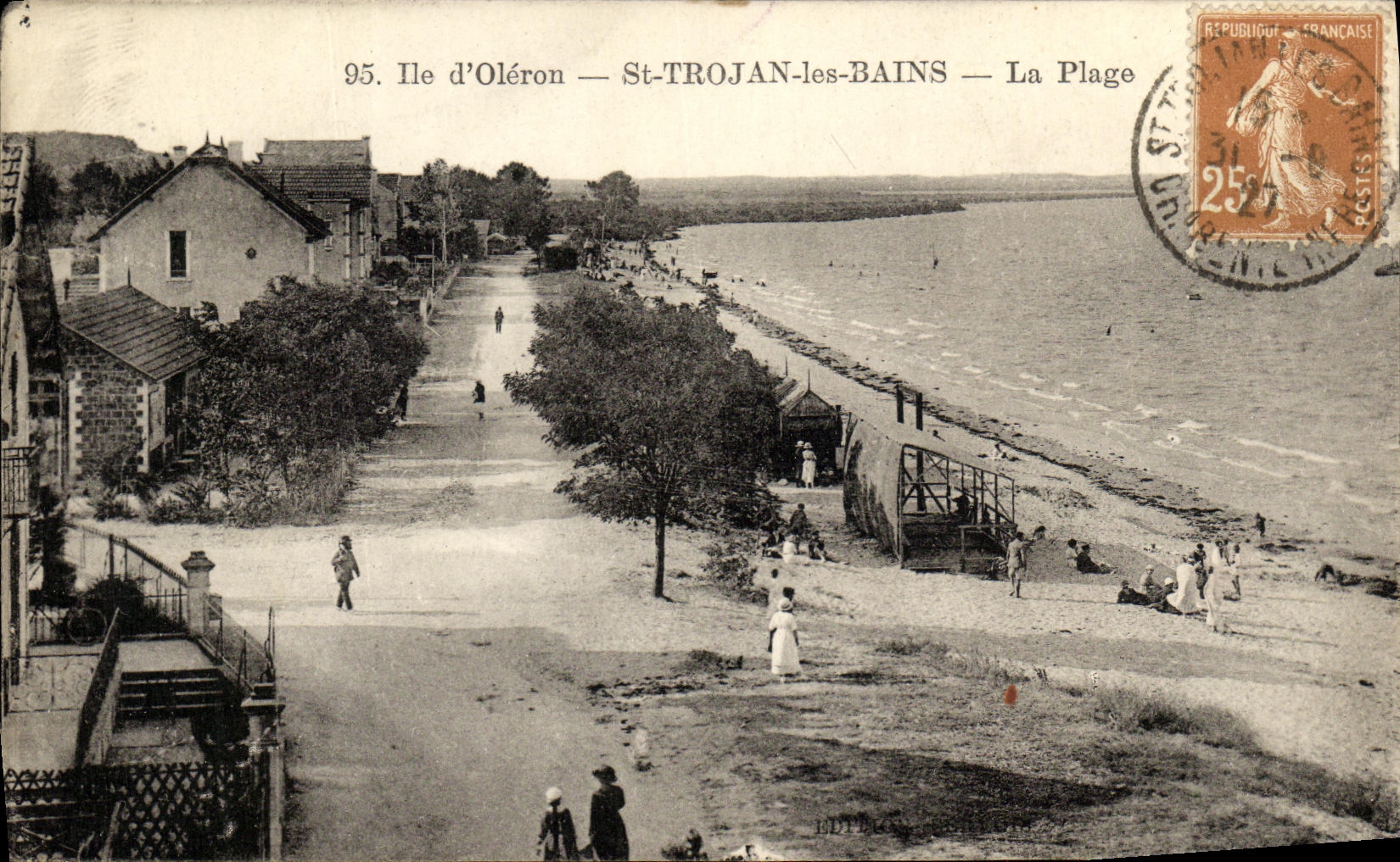 CPA Ile d Oleron St Trojan les Bains La Grande Plage
