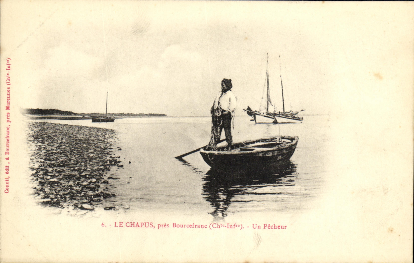 CPA Le Chapus pres Bourcefranc Un Pecheur