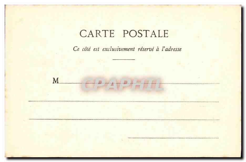 CPA Marennes Port Bateau Voilier — Back