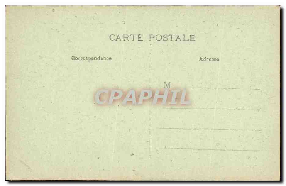 CPA Cantal Le Chateau d Alleuze — Rückseite