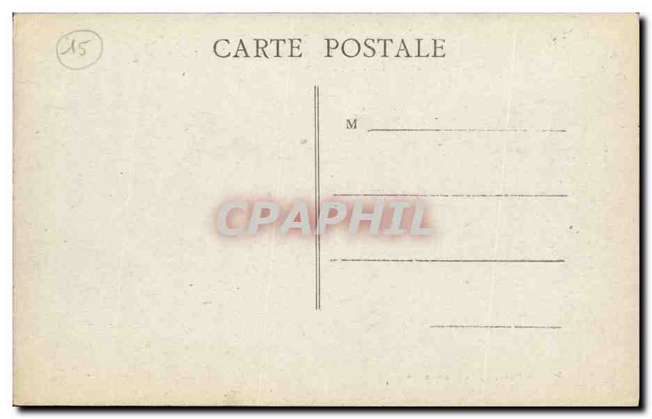 CPA Riom Es Montagnes Pont du chemin de Fer et Vallee de la Veronne — Rückseite