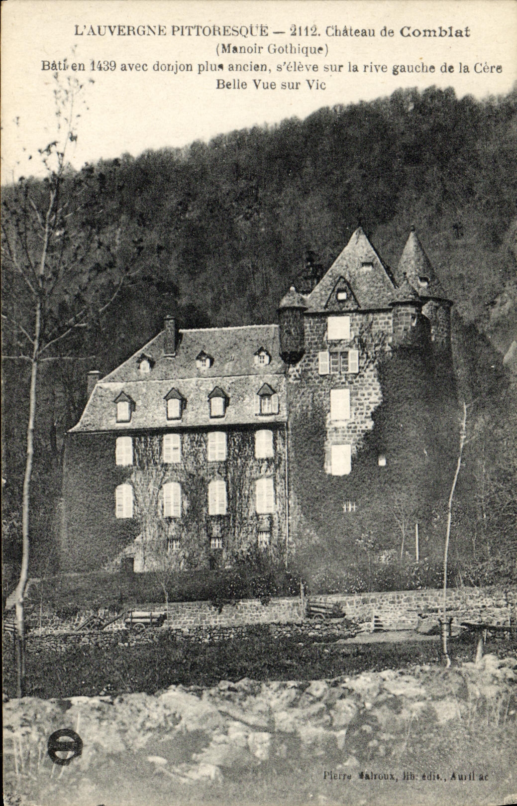 CPA Cantal Chateau de Comblat