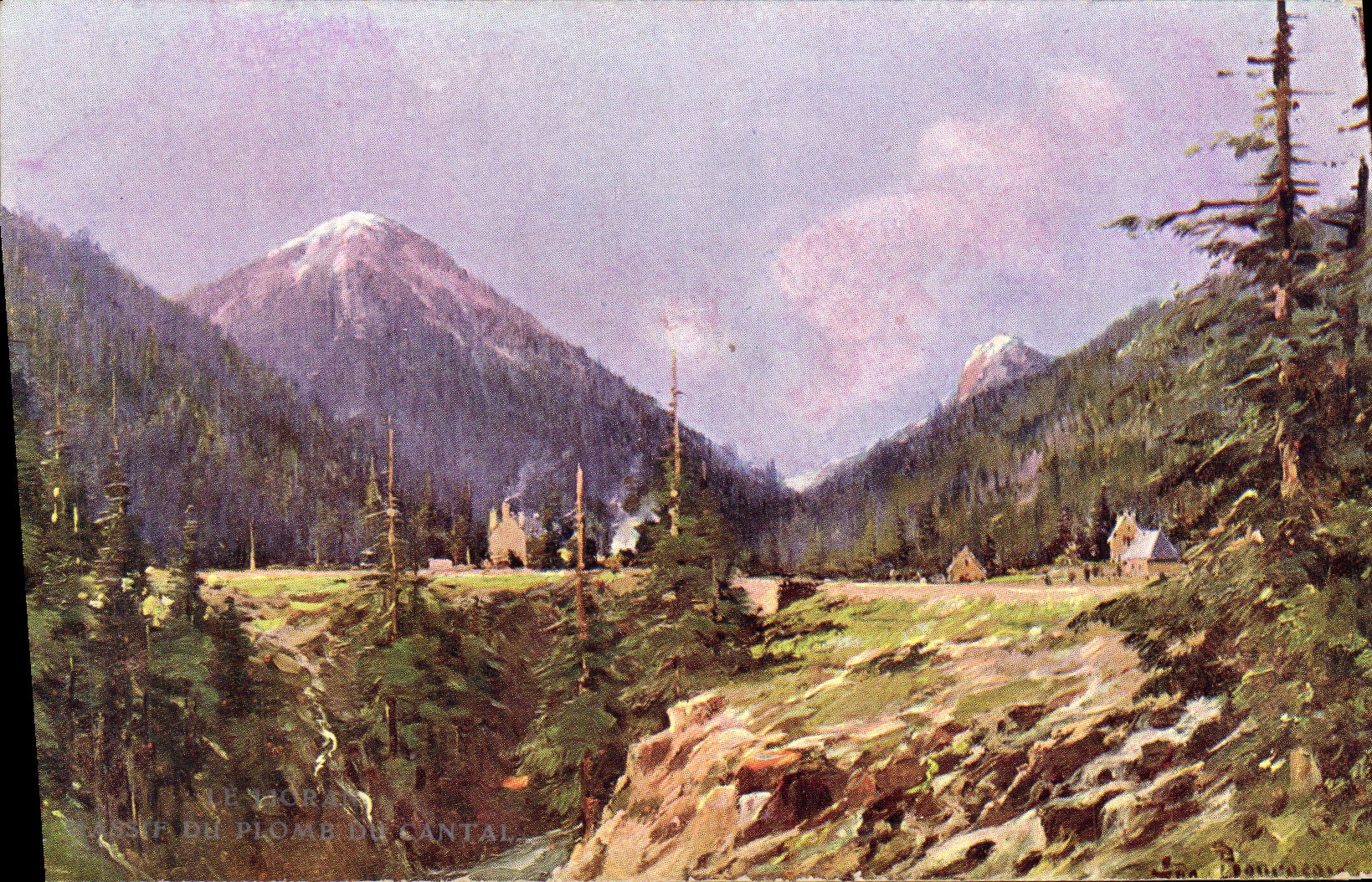CPA Le Lioran Massif du plomb de Cantal