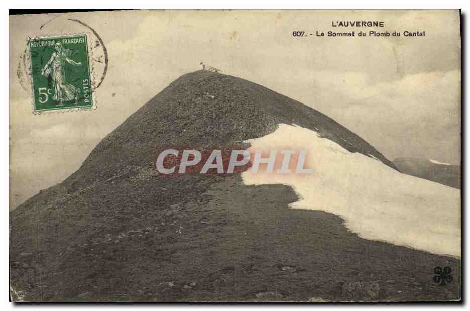 CPA L Auvergne Le Sommet du Plomb du Cantal