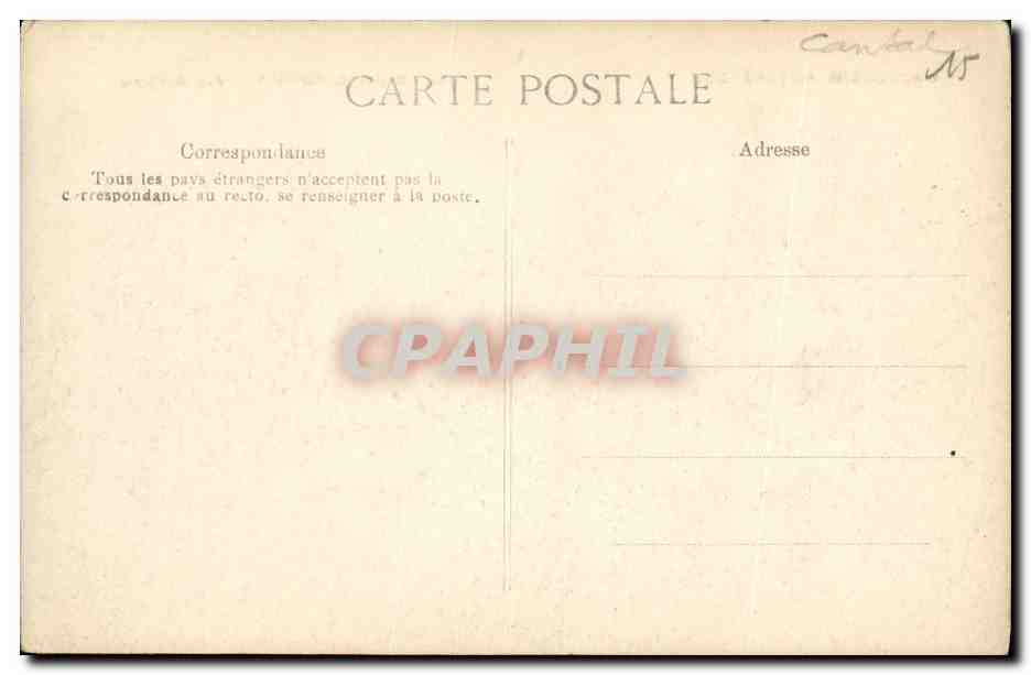 CPA L Auvergne Saint Saturnin Vue Generale — Rückseite