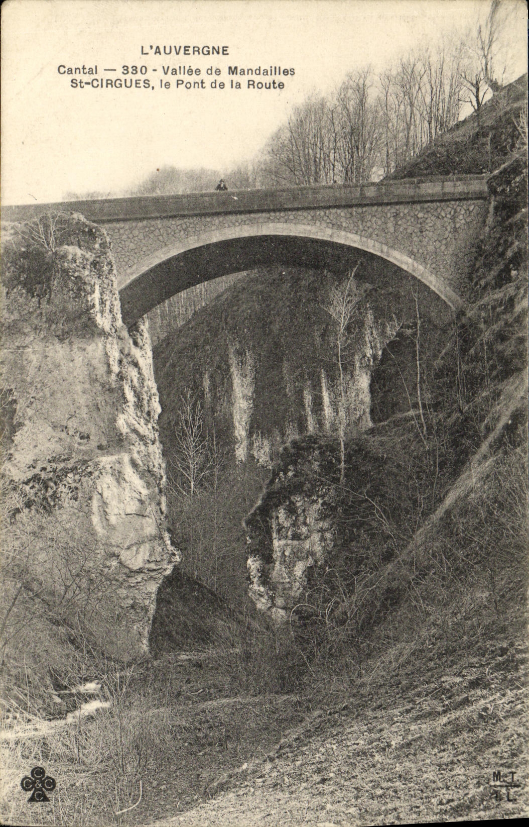 CPA Vallee de Mandailles St Cirgues le Pont de la Route