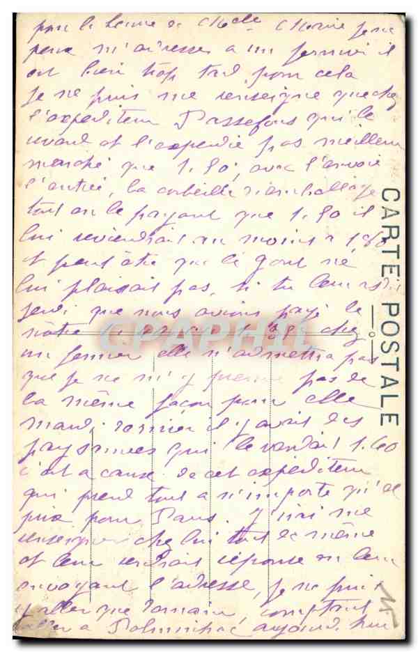 CPA Le Cantal Pittoresque Condat en Fentres La Roche Pointue — Rückseite