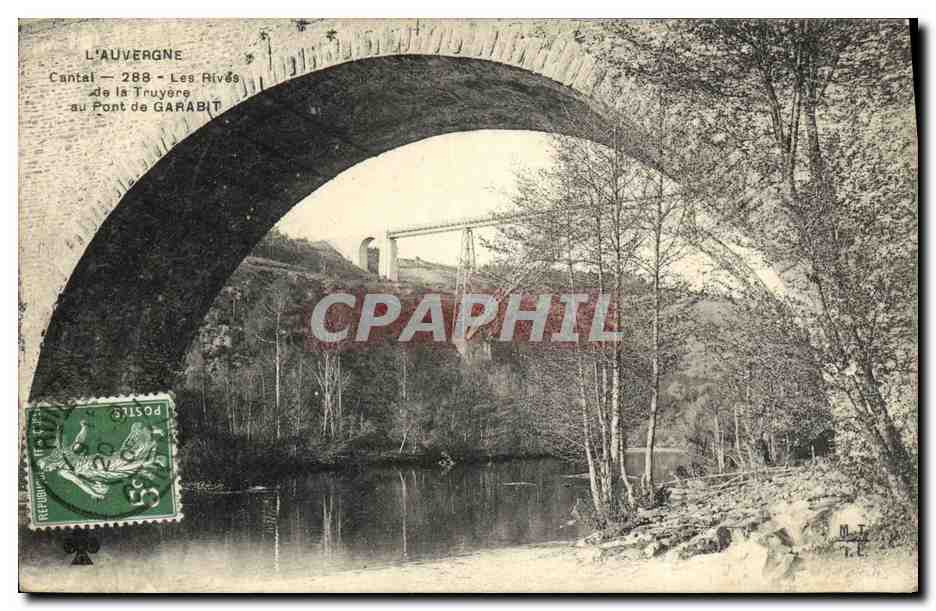 CPA L Auvergne Cantal Les Rives de la Truyere au Pont de Garabit