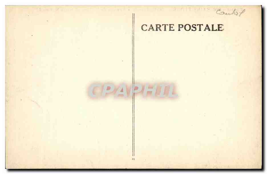 CPA Saint Flour Vue generale Avenue de la Gare et route Nationale — Verso