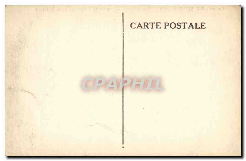 CPA Saint Flour Vue generale Avenue de la Gare et route Nationale — Rückseite