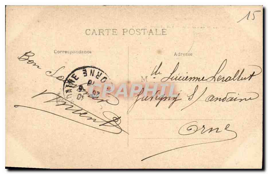 CPA Saint Flour Vue Generale de la gare Train  — Rückseite