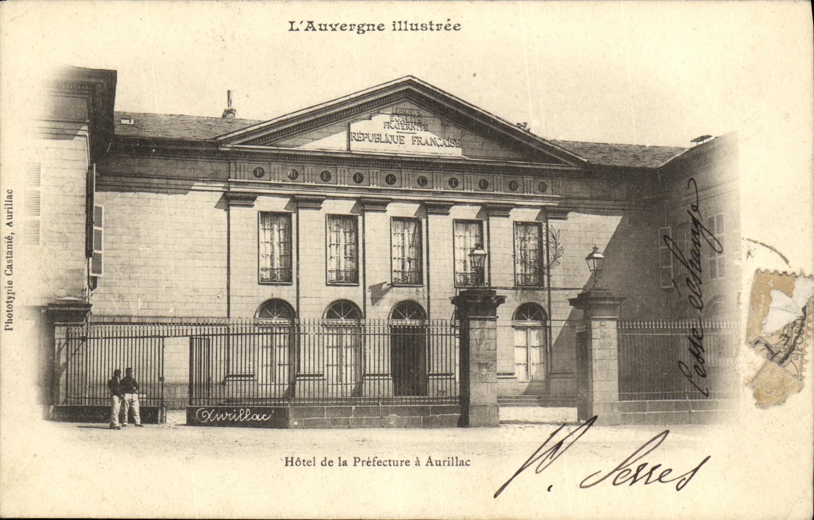 CPA Saint Flour Hotel de la prefecture a Aurillac