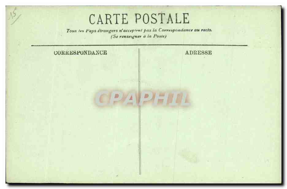 CPA Cantal Vic sur Cere Vue sur Cere L Auvergne — Rückseite