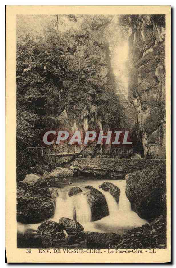 CPA Cantal Environs de Vic sur Cere Le Pas de Cere