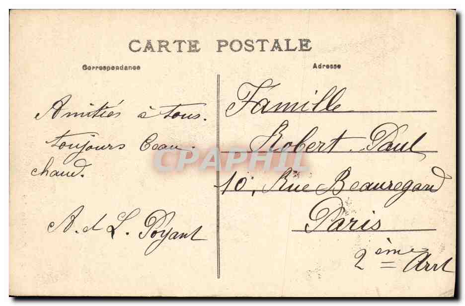 CPA Rochefort L Entree de L Arsenal Militaria  — Rückseite