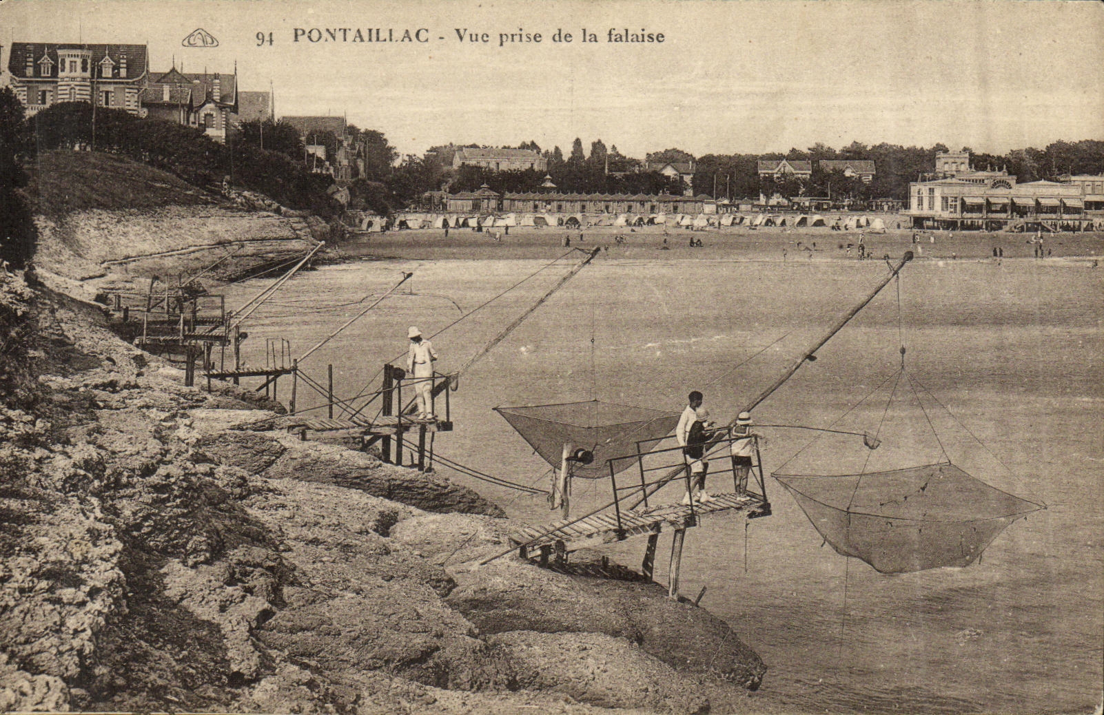 CPA Pontaillac Vue prise de la Falaise