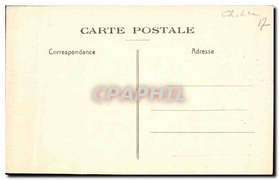 CPA Surgeres Le Chateau Tour Nord — Back