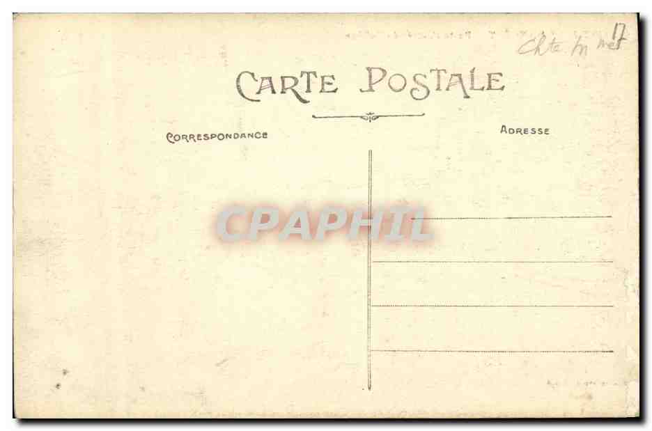 CPA Saint Jean D Angely Porte d entree du College — Back