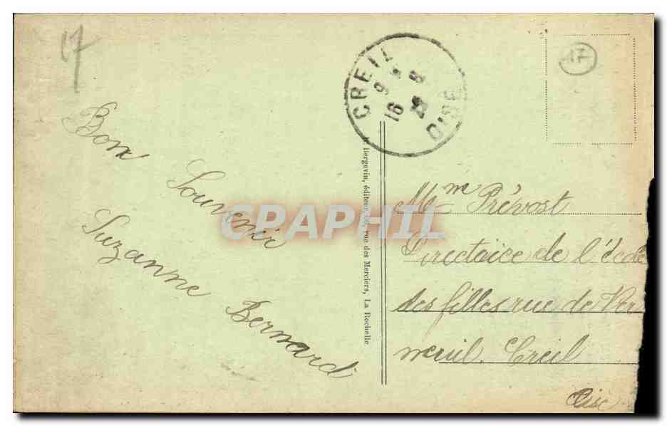 Phare des Baleines — Ile de Ré — éditeur Lorgnyr, n°3495 — Verso