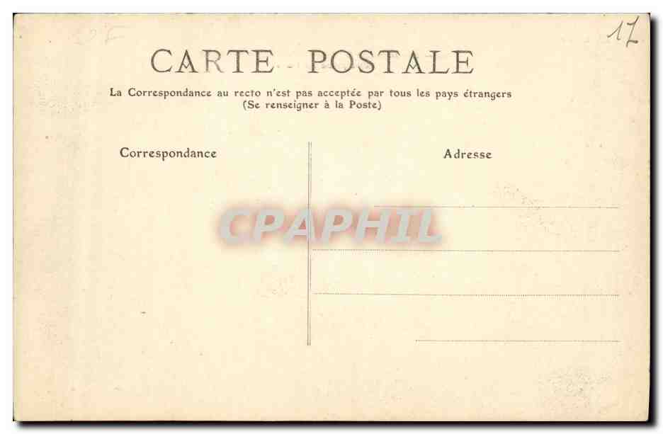 CPA Environs de Surgeres Bois Fontaine Vue Prise du Parc — Rückseite