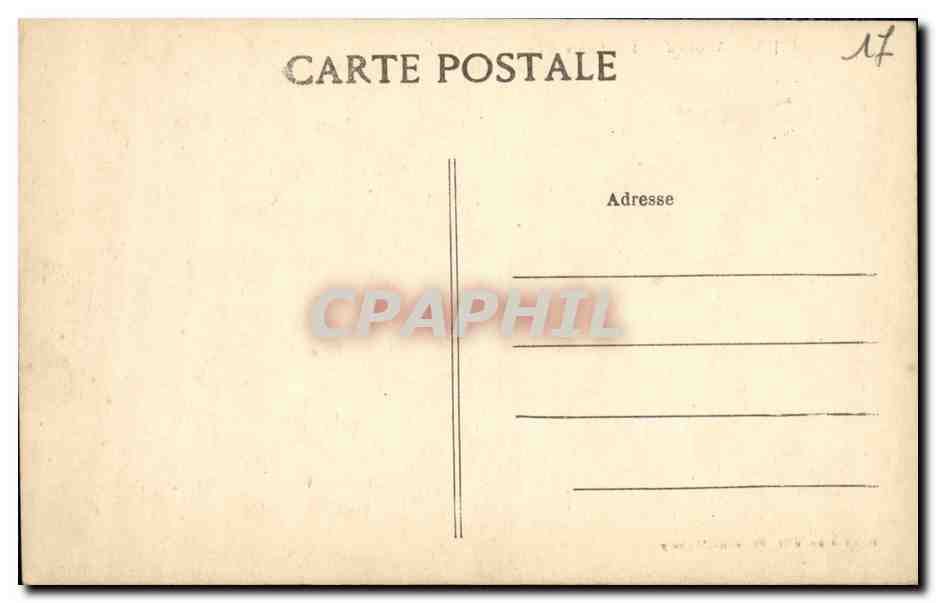 CPA St Jean d Angely Le Theatre — Back