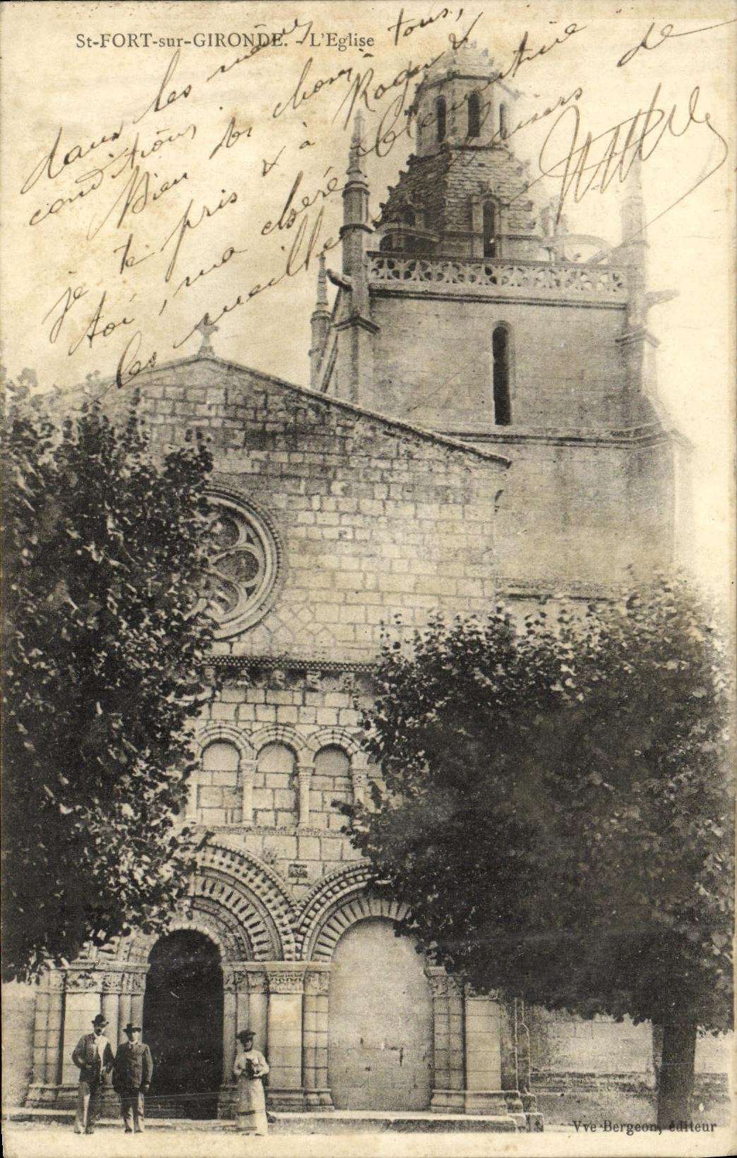 CPA Saint Fort sur Gironde L eglise 