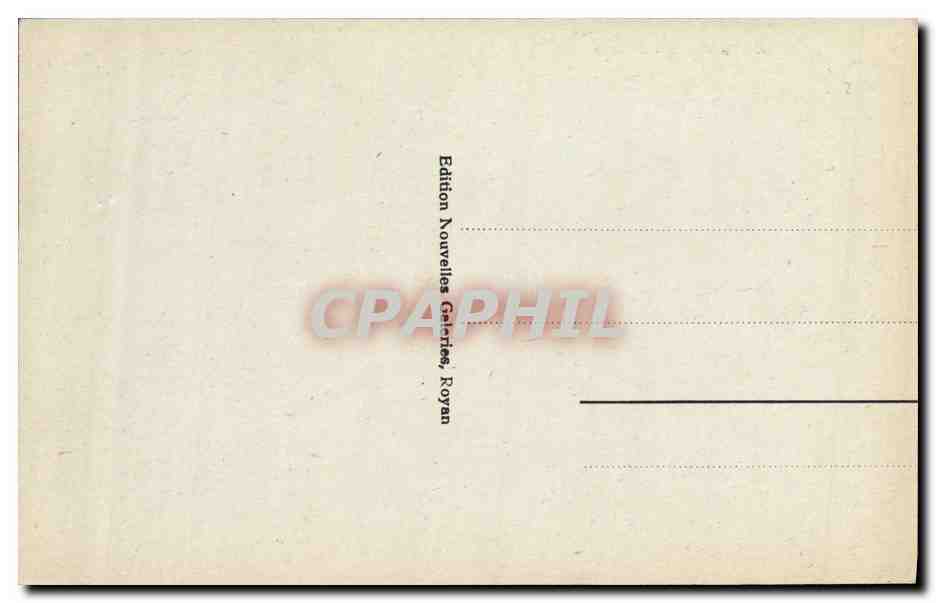 CPA Royan La Potiniere Enfants — Rückseite