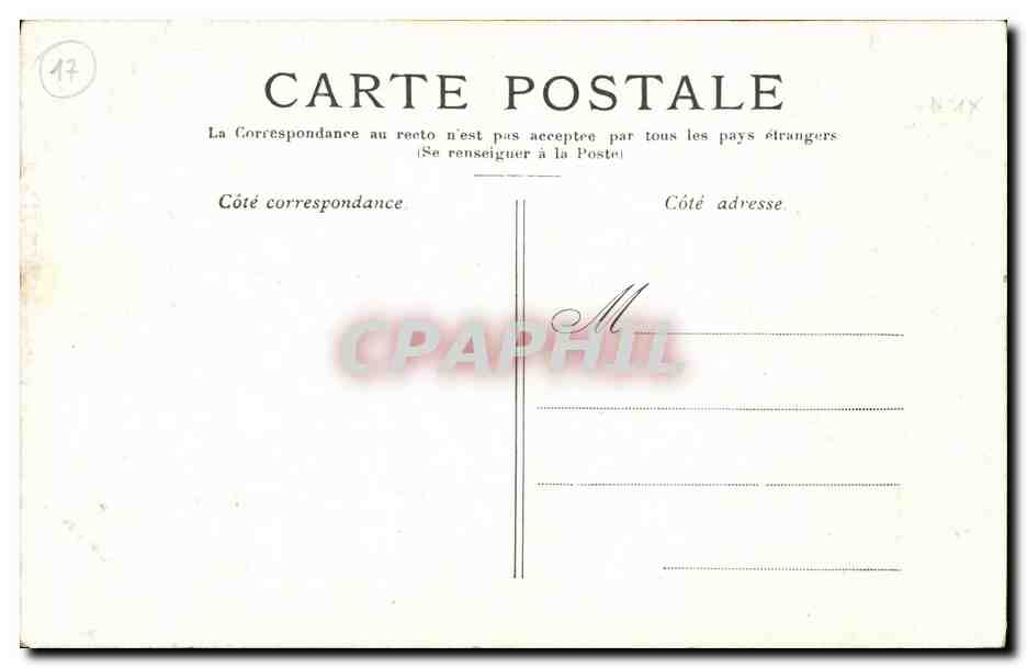 CPA Royan La Tour de Cordouan — Rückseite