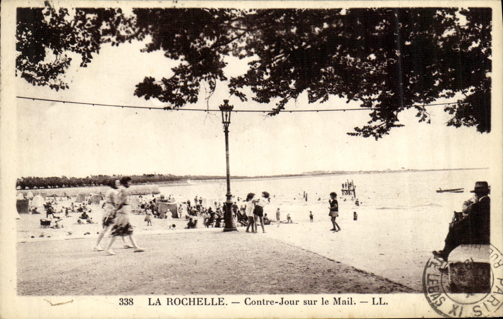 La Rochelle — Contre-Jour sur le Mail — LL. — n° 338