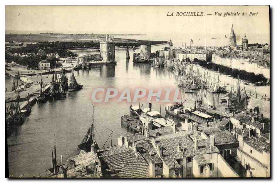 La Rochelle — Vue générale du Port — Éditeur non identifié, n° de série 1