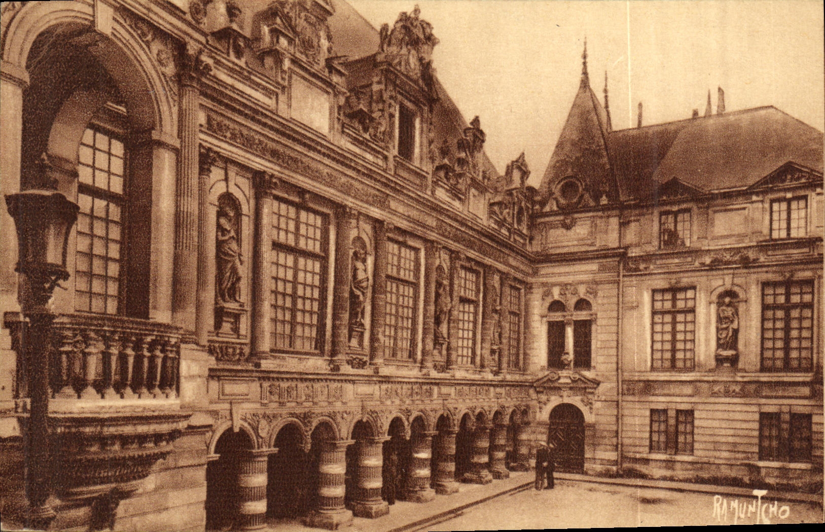 Hôtel de Ville de La Rochelle — Façade intérieure (1486-1607) — Éditions Artisques Raymond Bergevin
