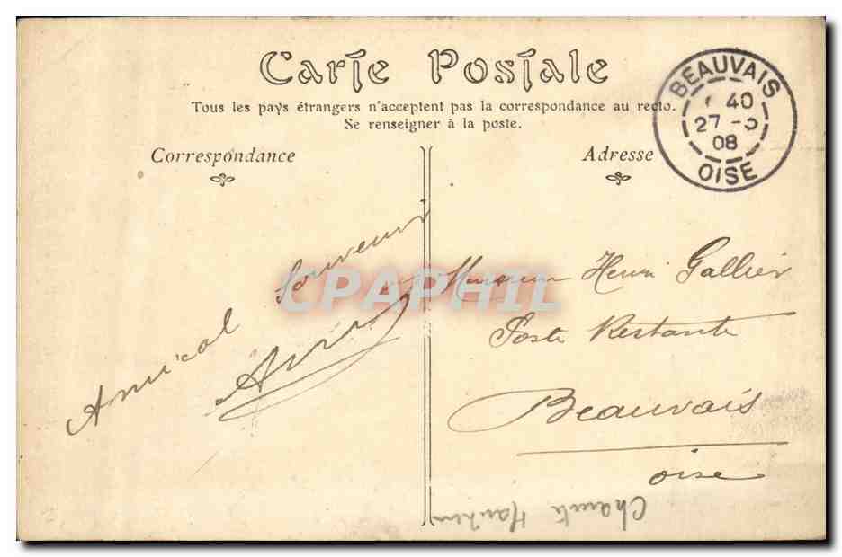 La Rochelle — Porte de la Grosse-Horloge — Éditeur ND, n° 67 — Rückseite