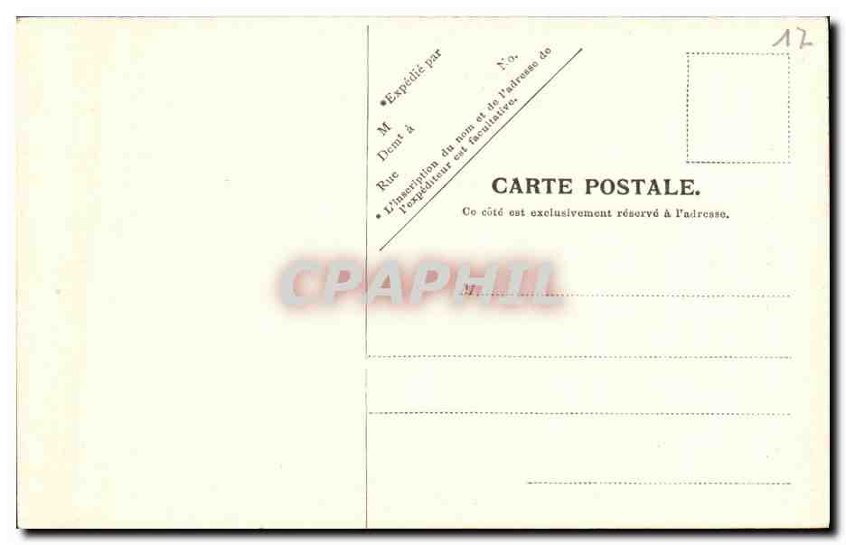 CPA La Rochelle Maison du 15eme Gaudin  — Verso