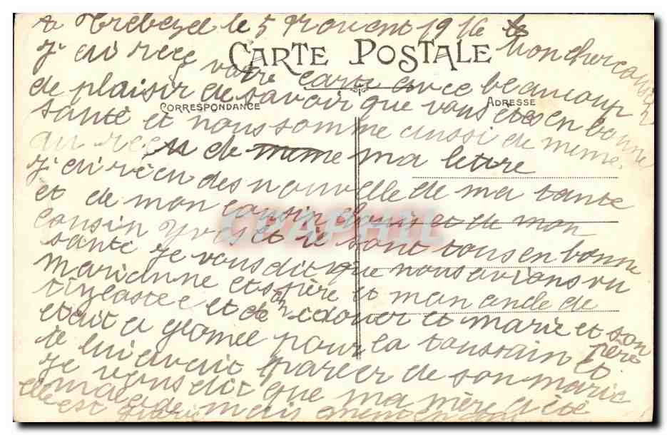 CPA La Rochelle Vue Generale Bateaux — Verso