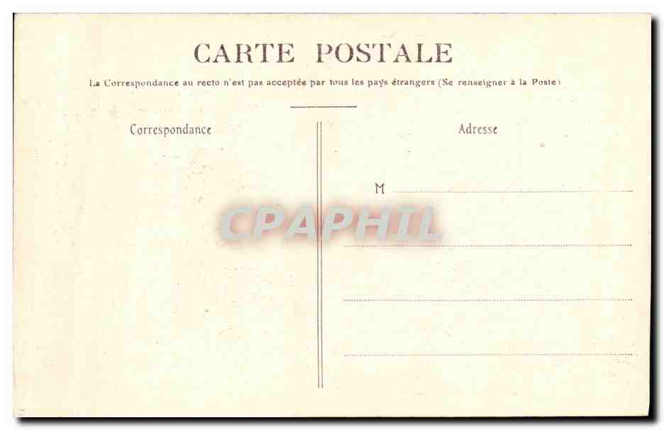 CPA La Rochelle Un Coin du Port et le Cours Richard Bateaux  — Rückseite