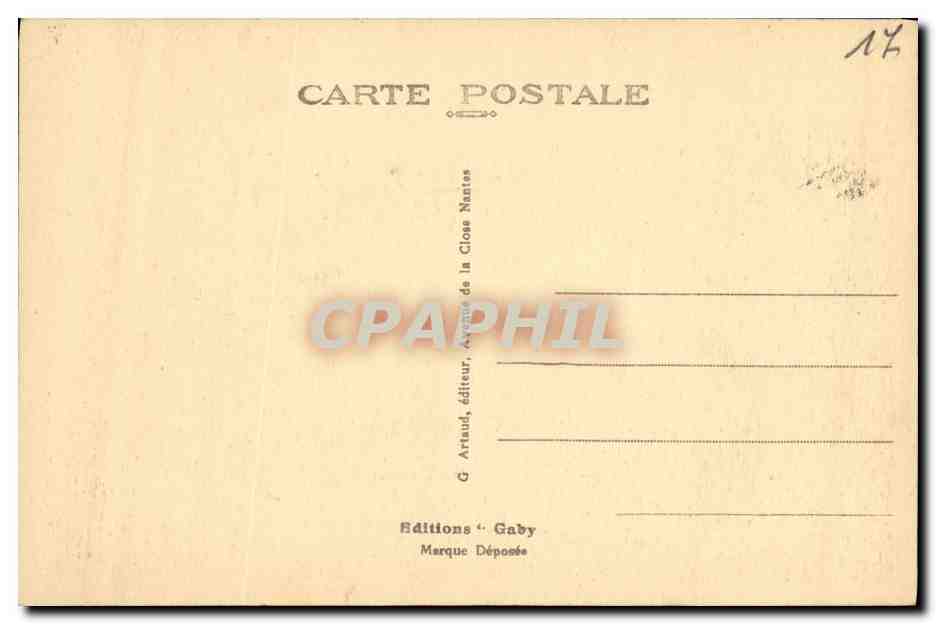 CPA Saintes Les Arenes Gallo romaines Les voutes principales — Back