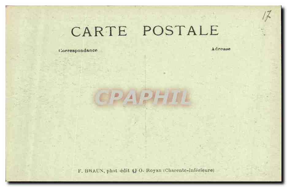 CPA Charente Inf St Georges de Didonne Vue Generale — Rückseite