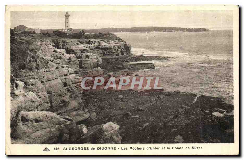St-Georges de Didonne — Les Rochers d'Enfer et la Pointe de Suzac — Cité des Arts Photomécanique