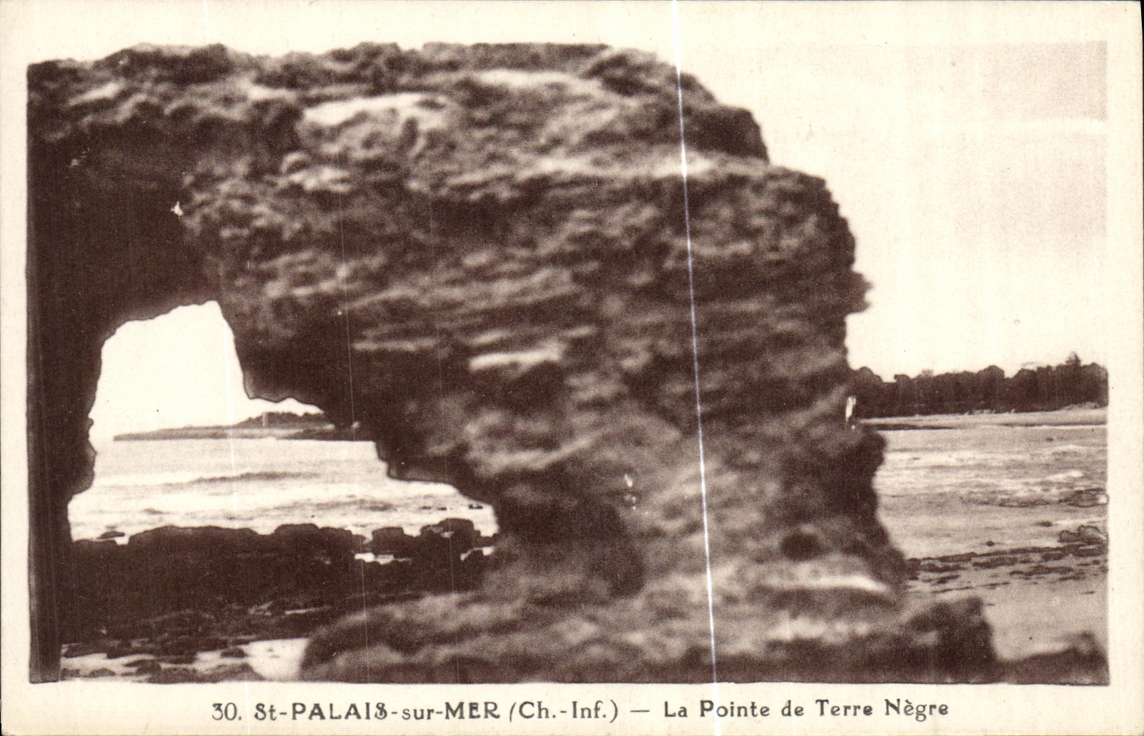 CPA Saint Palais sur Mer La Pointe de Terre Negre