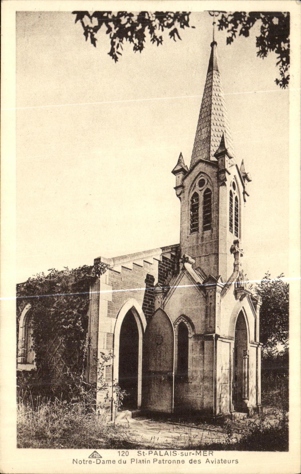 CPA Saint Palais sur Mer Notre Dame du Platin Patronne des aviateurs