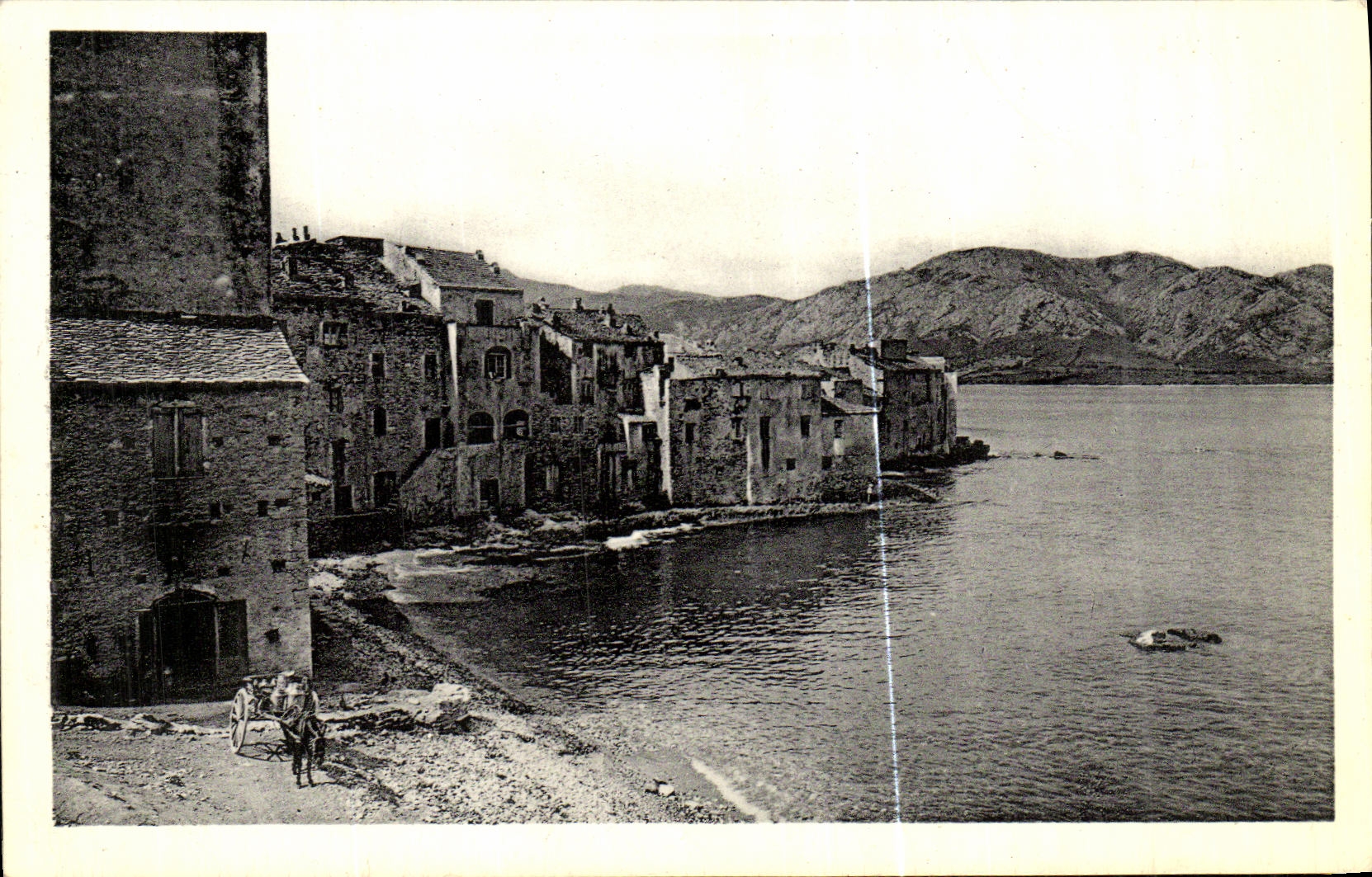 CPA SAint Florent Un coin de la ville 